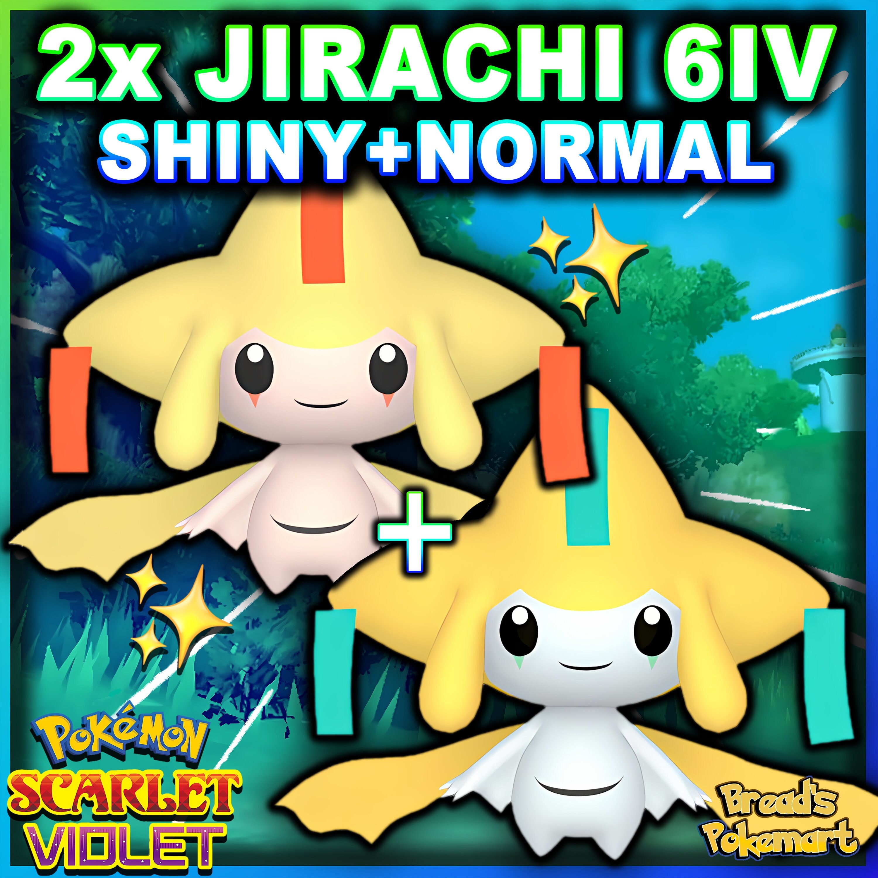 Shiny Regular Shaymin EV Trained 2-pack // Pokemon -  Finland