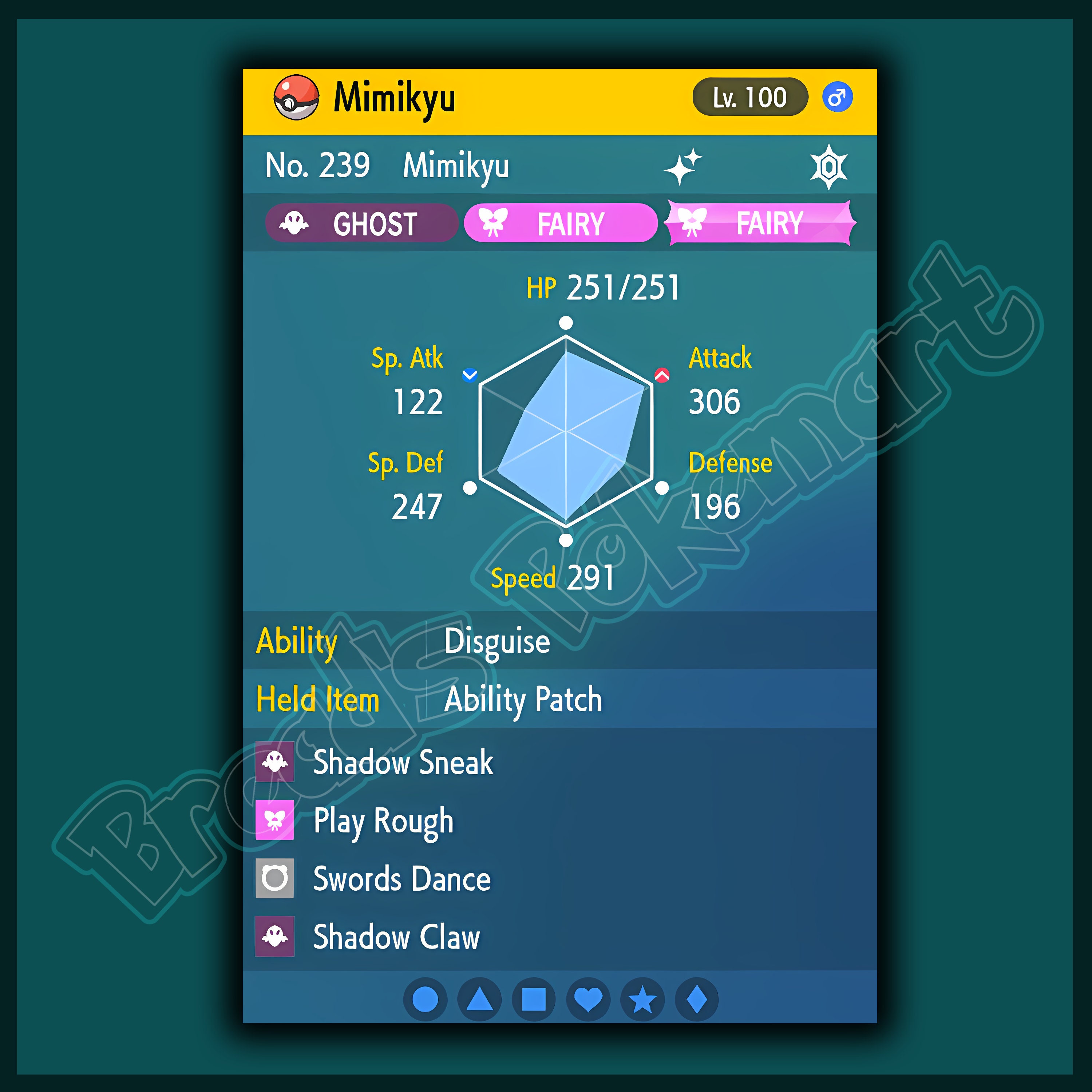 Pokemon 2778 Shiny Mimikyu Pokedex: Evolution, Moves, Location, Stats