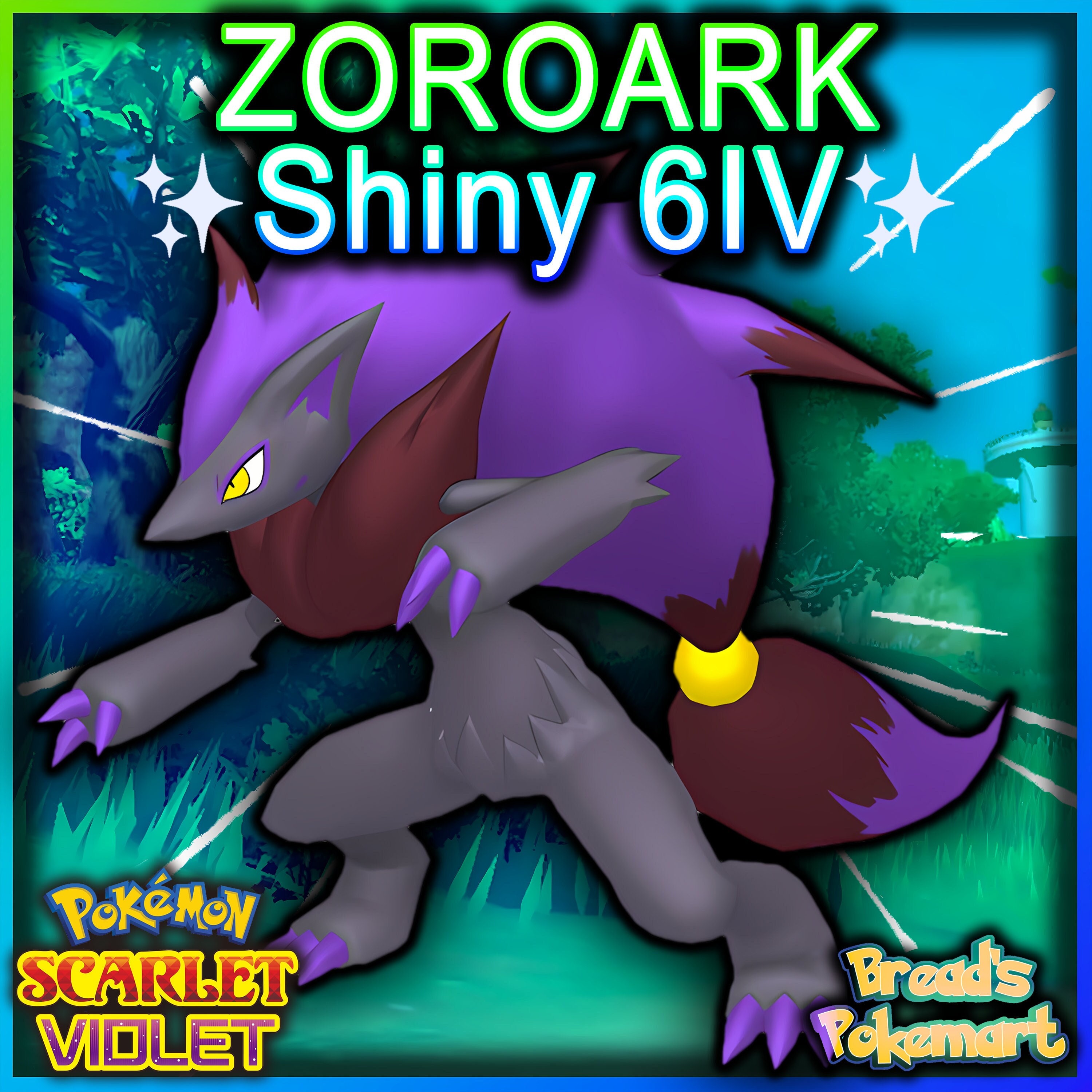 Pokemon Scarlet and Violet Shiny Palkia 6IV-EV Trained