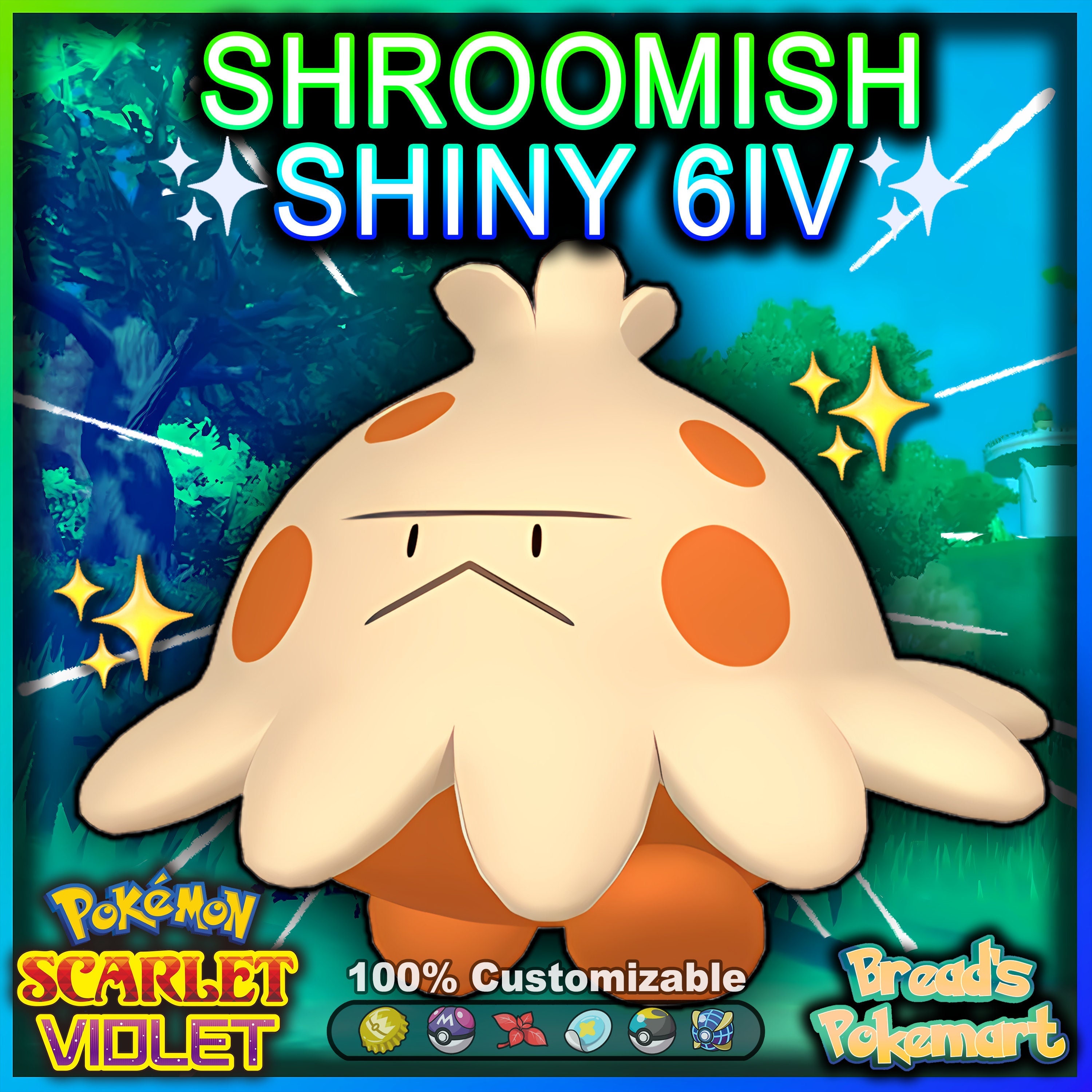 Pokemon Sword And Shield Shiny Toxel (Amped) 6IV Battle Ready Fast Delivery