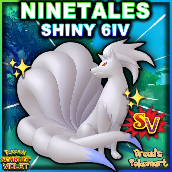 Shiny Alolan Ninetales / Pokemon Let's Go / 6IV Pokemon / Shiny Pokemon