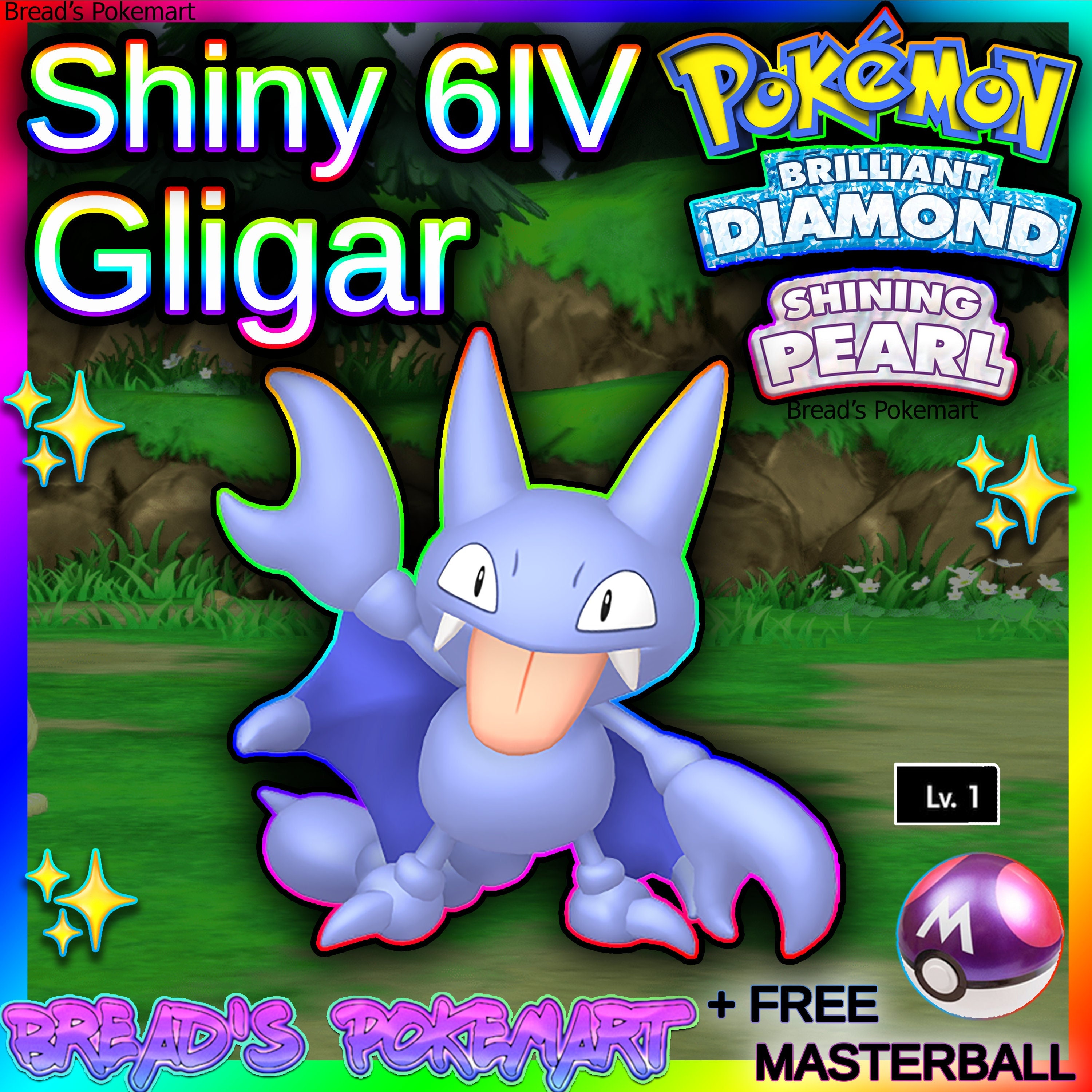 Shiny Moltres 6IV // Pokemon Brilliant Diamond & Shining Pearl 