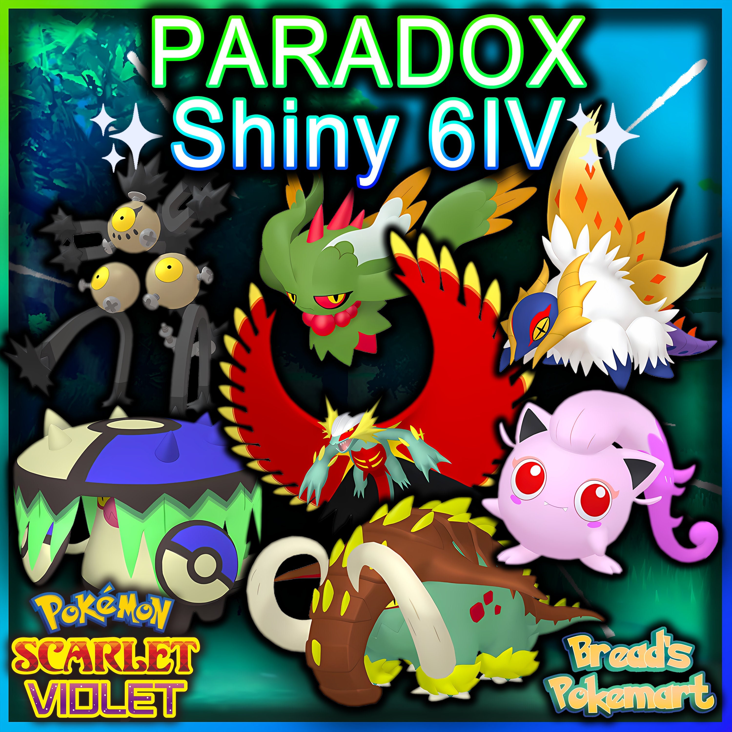 Shiny 6IV Past Ancient Paradox / Pokemon Scarlet and Violet / -  Denmark