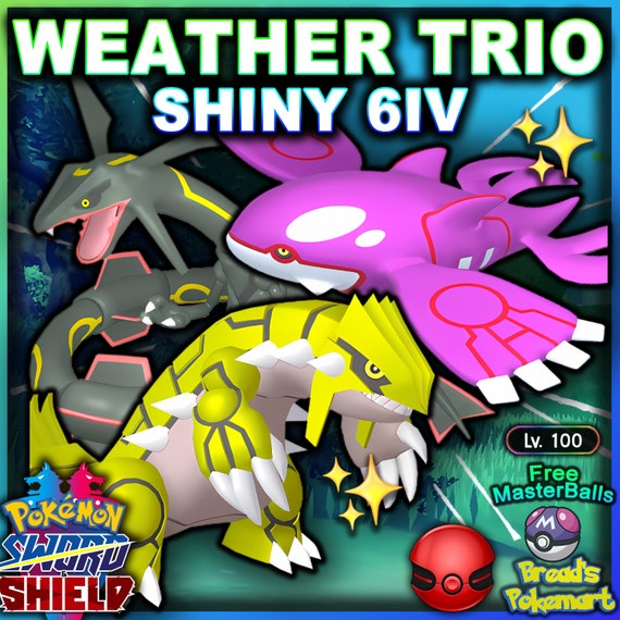 Pokemon Sword and Shield Ultra Shiny Rayquaza 6IV-EV Trained