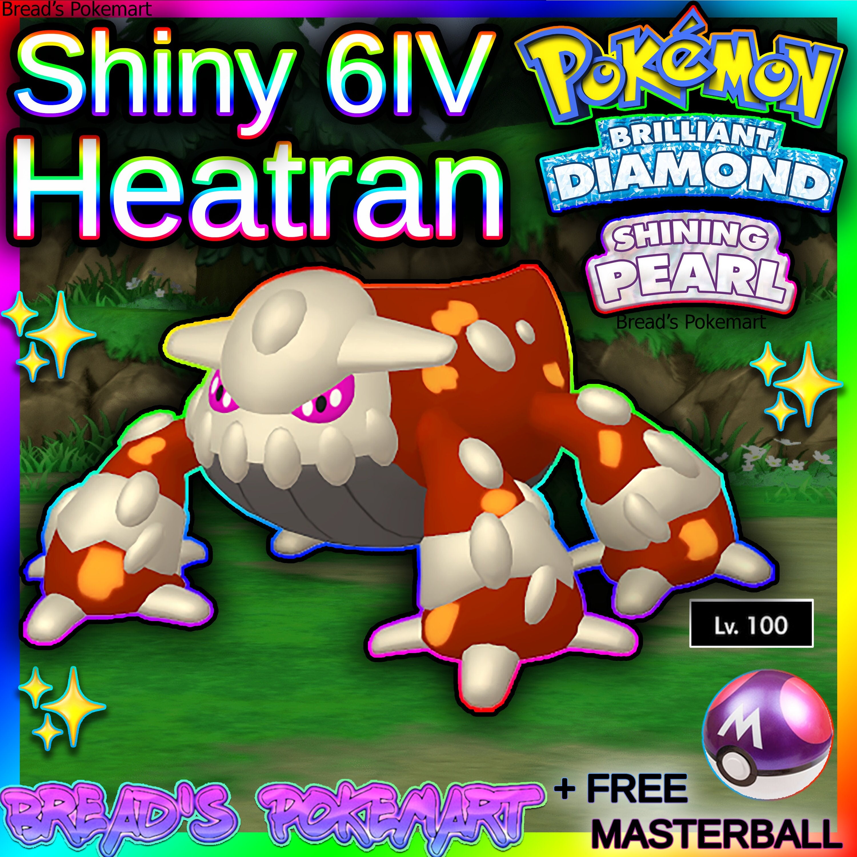Shiny SHAYMIN 6IV Mythical / Pokemon Brilliant Diamond and 