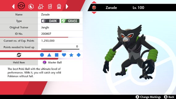 Pokemon Sword and Shield // 6IV EVENT // Unreleased ZARUDE 