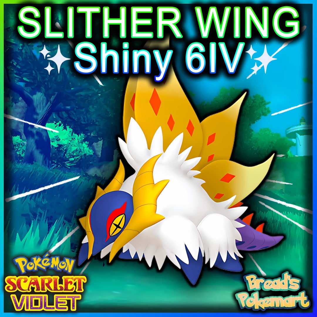 SLITHER WING SHINY 6IV + Any Item | Ready for competitive battle! | Pokemon  Scarlet & Violet | Fast Delivery