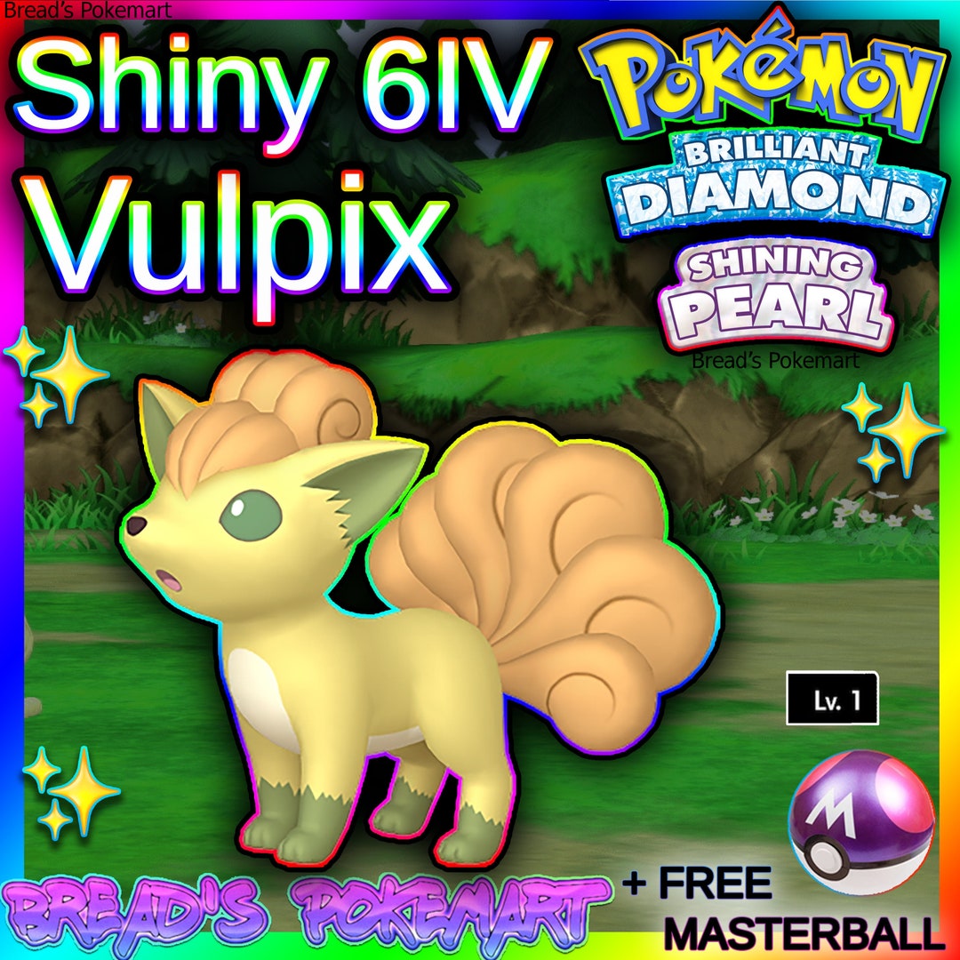Ultra SHINY 6IV VULPIX Alolan / Pokemon Sword and Shield / lv1 -   Portugal