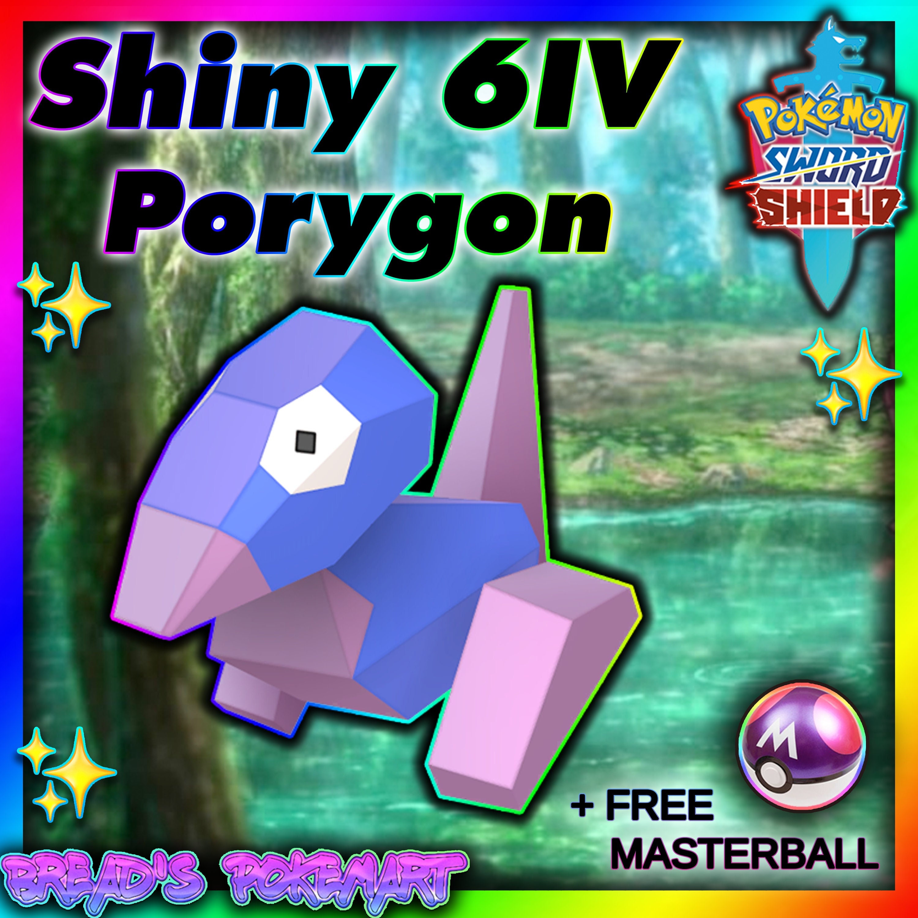 Ultra Shiny Genesect Perfect 6 IV for Sword and Shield