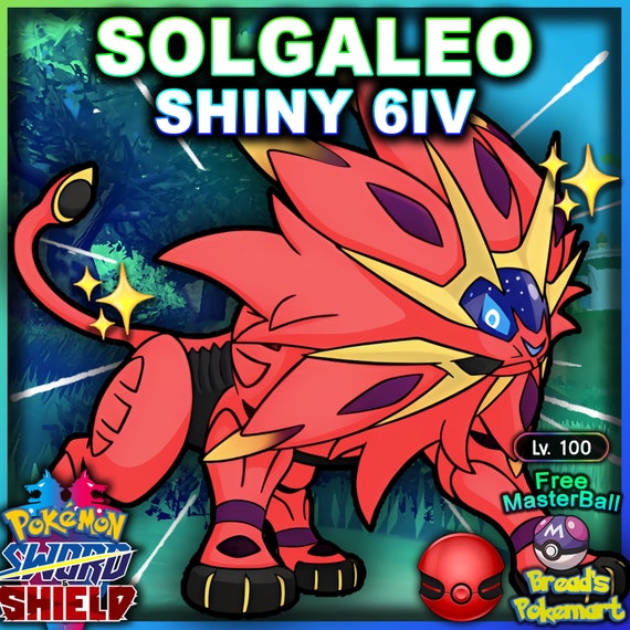 Legendary Shiny Solgaleo / Eclipse Event / Pokemon Sword and Shield / 6IV  Pokemon