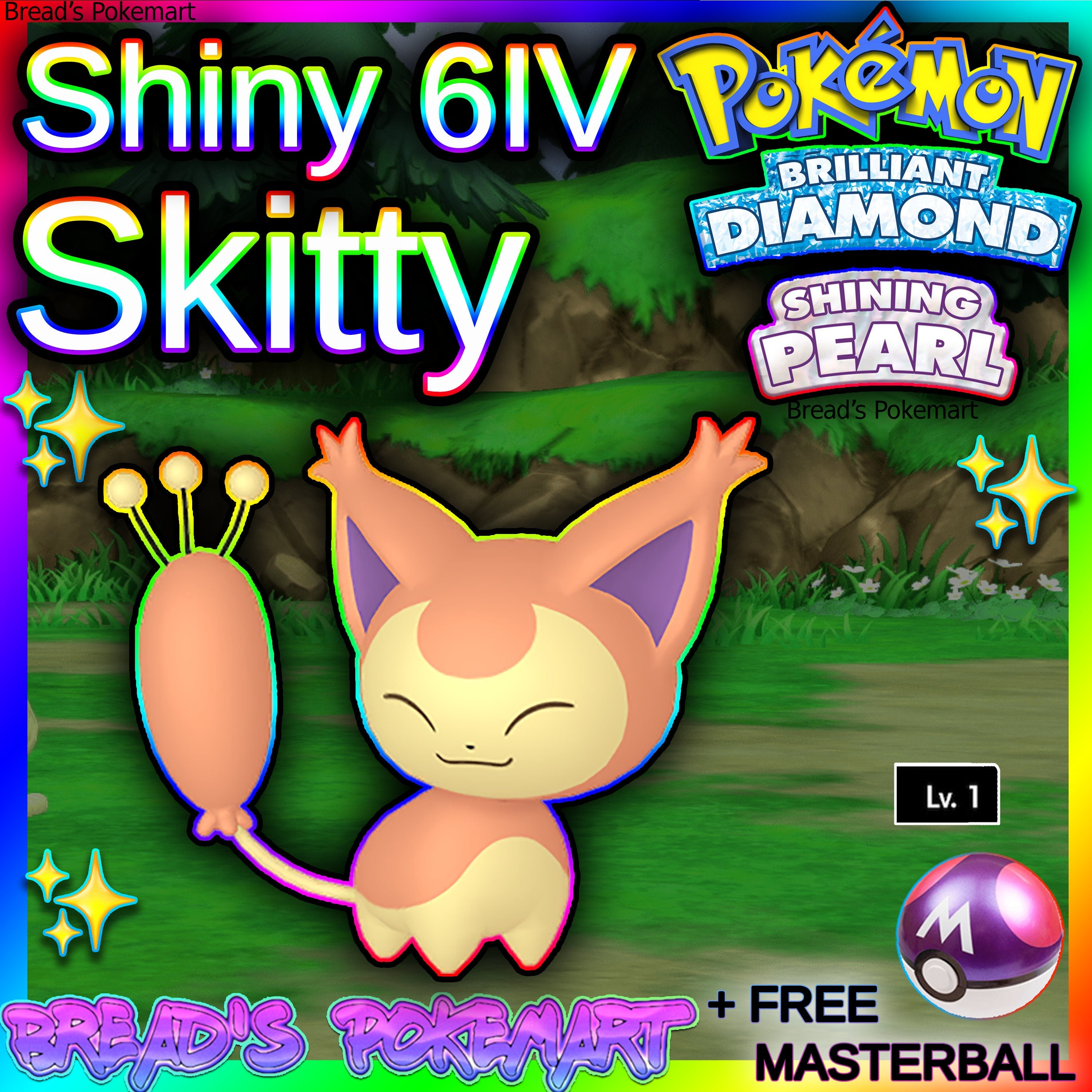 Pokemon Brilliant Diamond and Shining Pearl Gengar 6IV-EV Trained