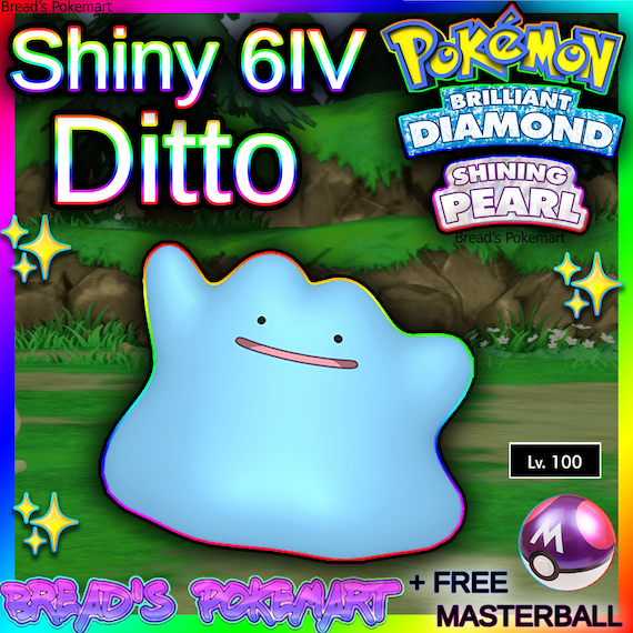 Ditto 6 IV Shiny Japanese Any NATURES ITEMS Pokemon Scarlet