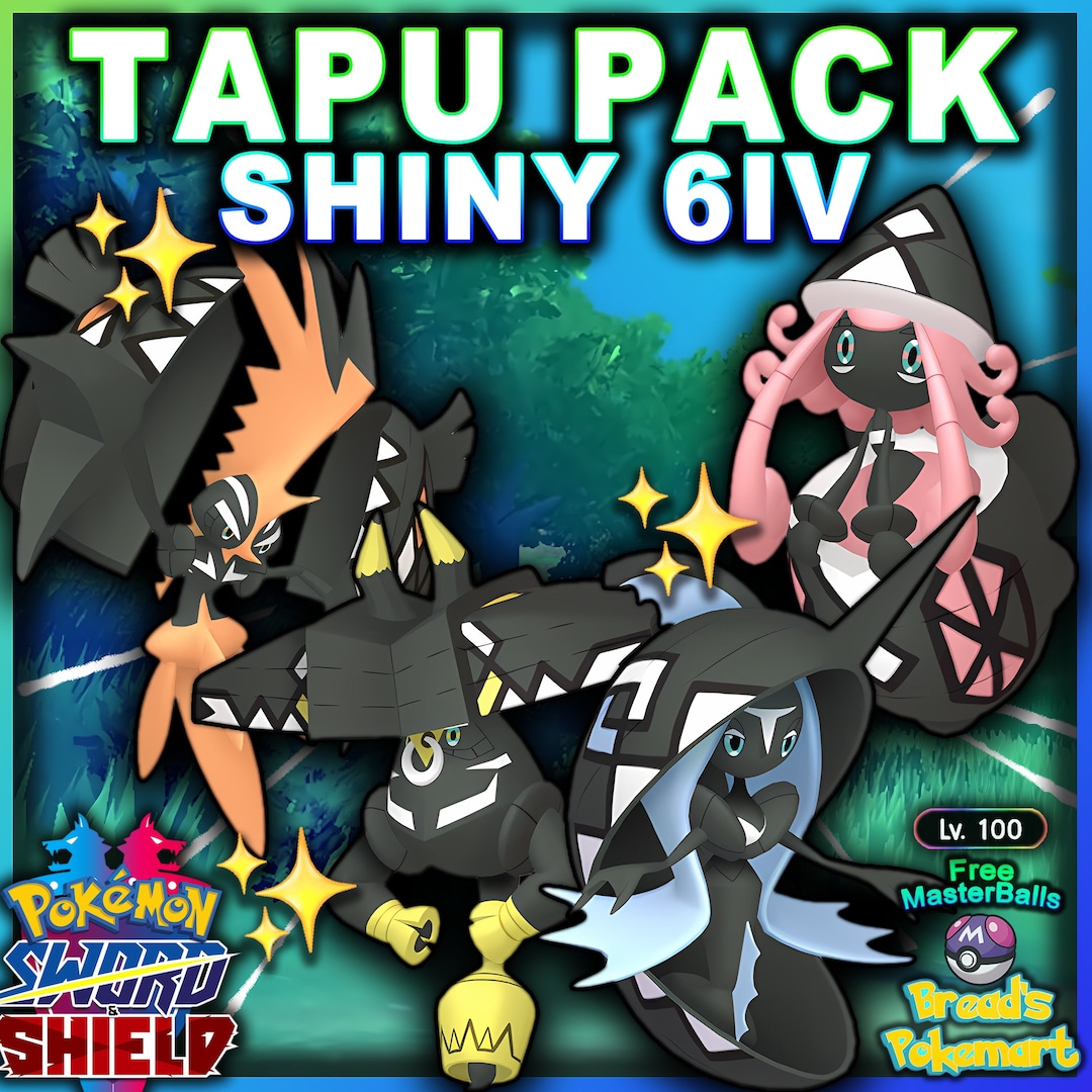 SHINY TAPU KOKO ✨ BATTLE READY / UNTOUCHED ⚡ 6IV + EV ⚡ Pokemon Sword &  Shield