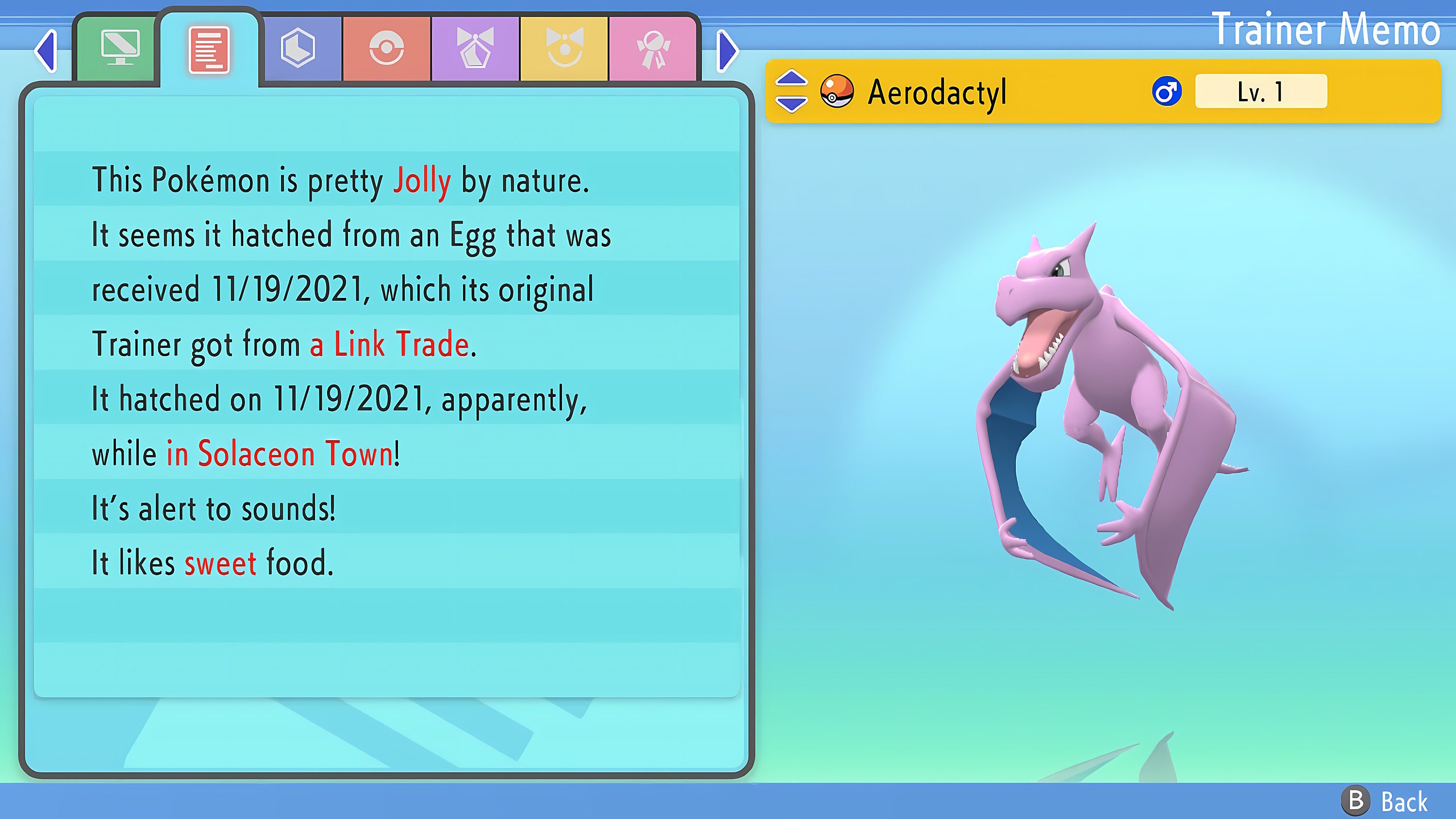 Shiny Aerodactyl / Pokemon Let's Go / 6IV Pokemon / Shiny Pokemon