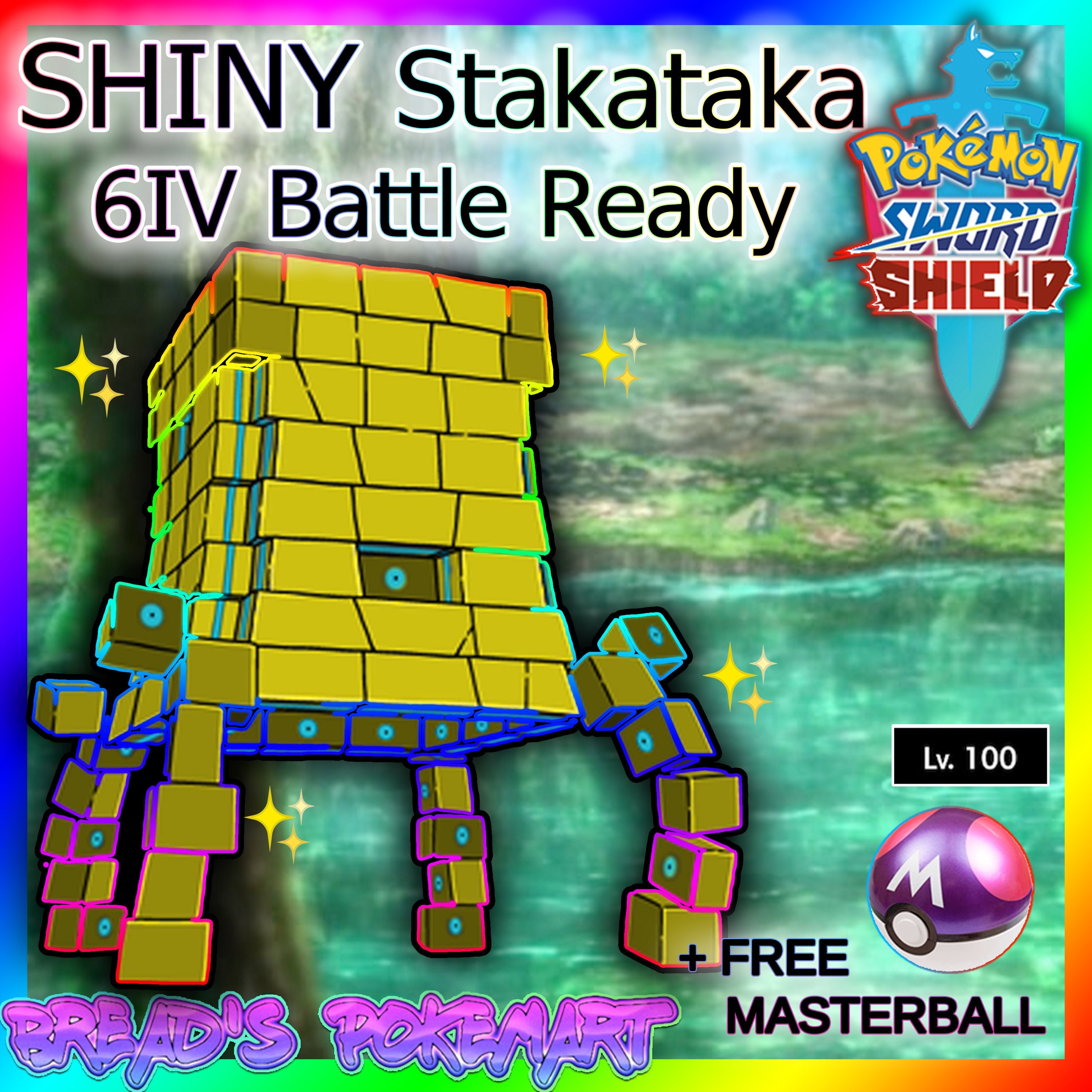 Pokemon Sword and Shield // Ultra Shiny STAKATAKA // Ready for -   Portugal