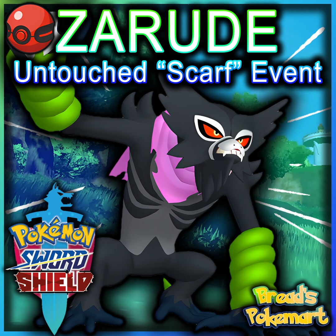 Pokemon Sword and Shield // UNRELEASED EVENT ZARUDE // 6IV -  Denmark