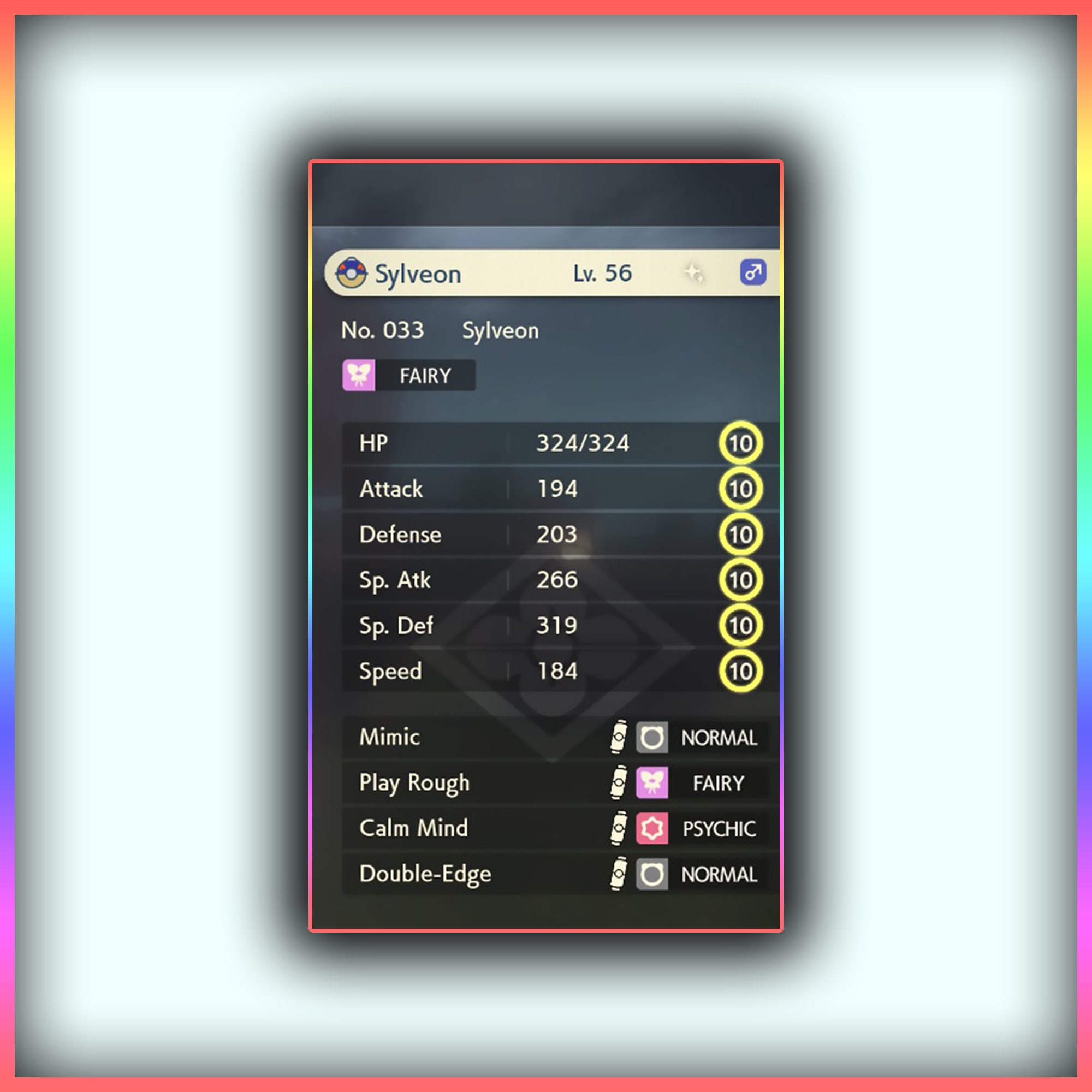 Pokemon 2700 Shiny Sylveon Pokedex: Evolution, Moves, Location, Stats