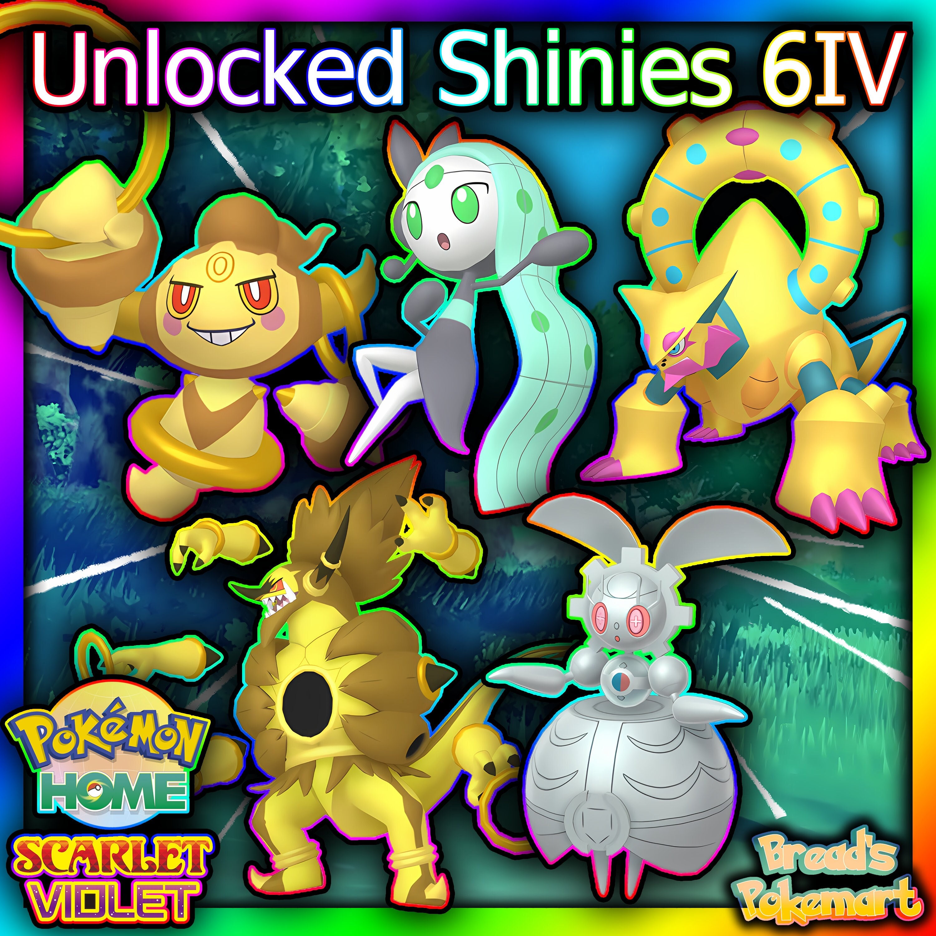 Pokemon Home // Unlocked & Unreleased Mythical 6IV SHINY MELOETTA