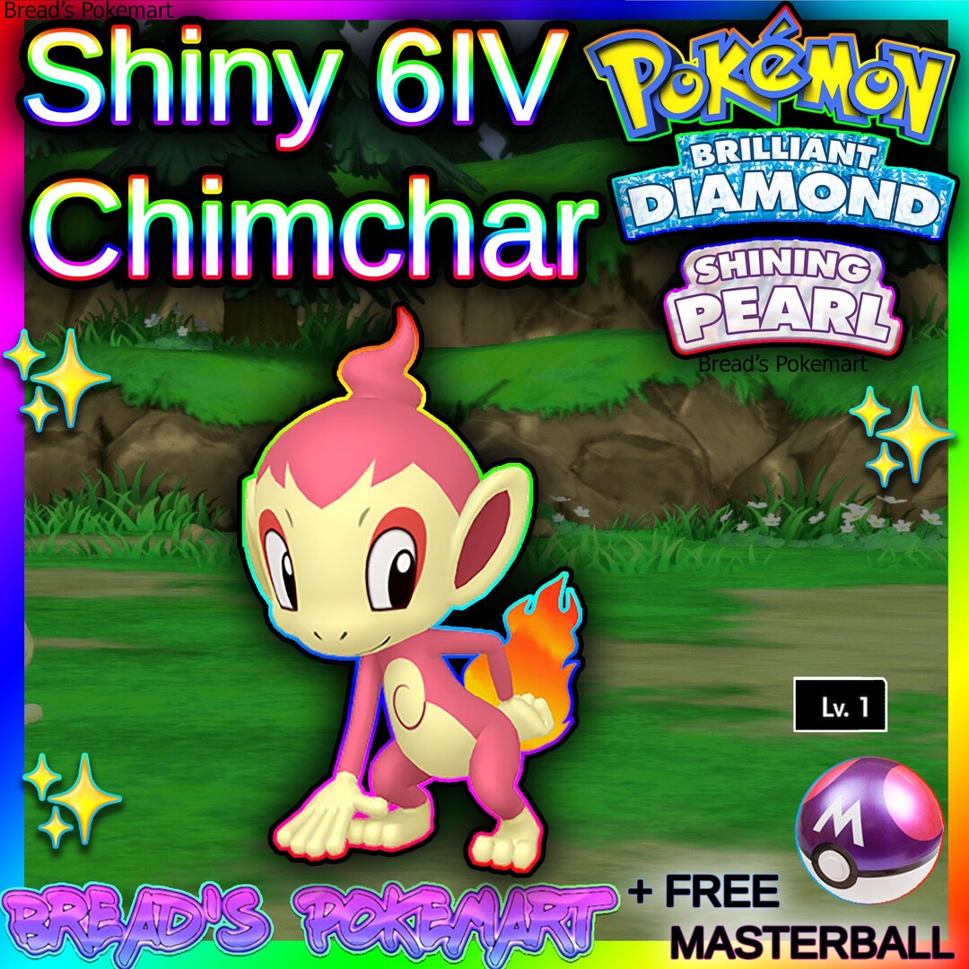 Shiny Turtwig/Chimchar/Piplup Starter Pack 6IV - Pokemon X/Y OR/AS