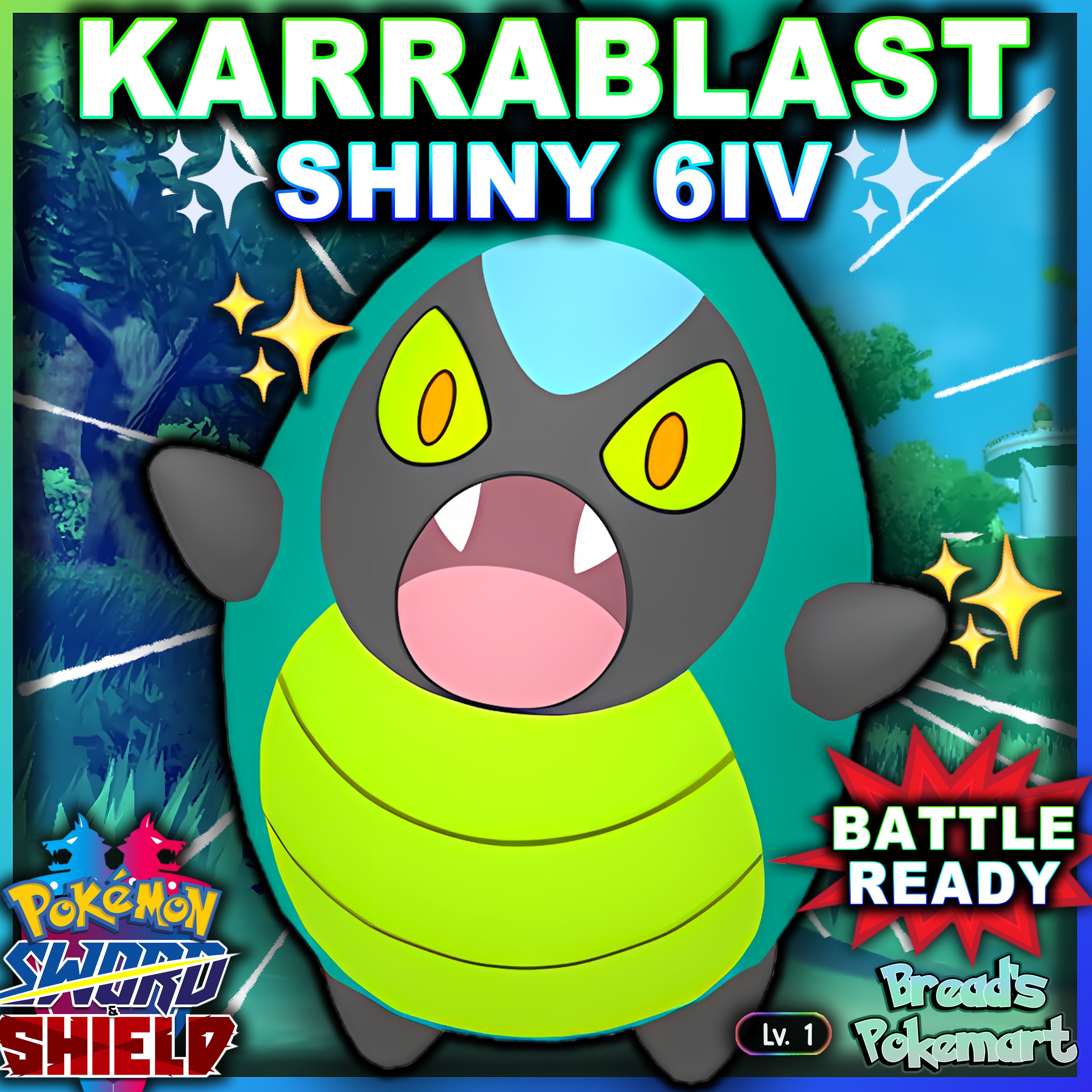 Ultra SHINY 6IV MILCERY // Pokemon Sword and Shield // Lv1