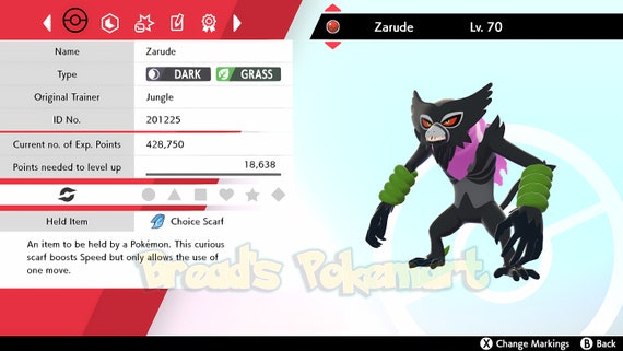 Mythical Pokémon Zarude being distributed to Pokémon Sword and Shield in  December