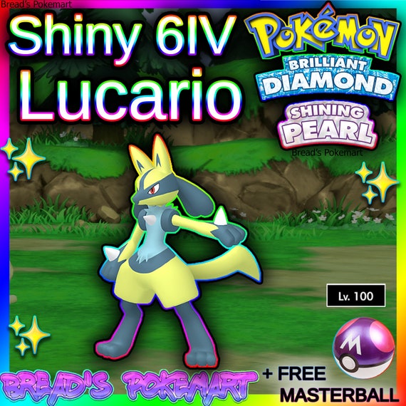 LUCARIO SHINY 6IV Any Item Ready for Competitive Battle -  Finland