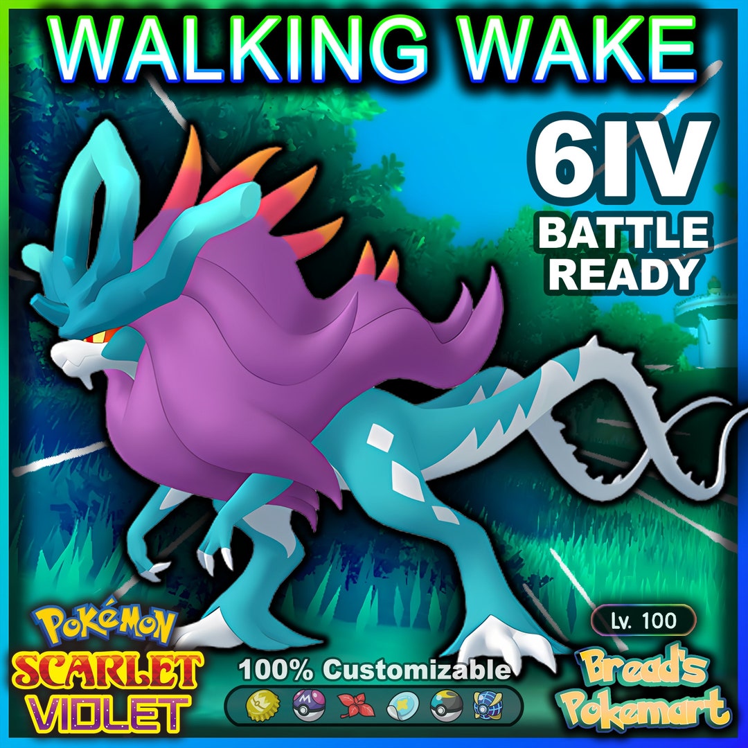 Walking Wake - 6IV - Master Ball - Battle Ready - Pokemon Scarlet & Violet