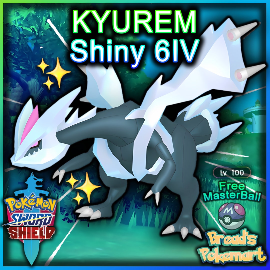 Pokemon Sword and Shield Ultra Shiny Zekrom 6IV-EV Trained, zekrom shiny  pokemon 