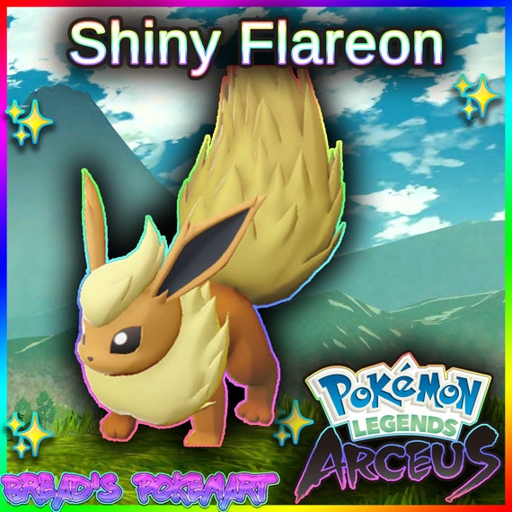 Shiny Eeveelutions 9-pack / Alpha EV Trained Eevee Flareon 