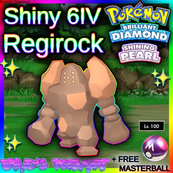 6IV Shiny Regigigas Pokemon Brilliant Diamond Shining Pearl 