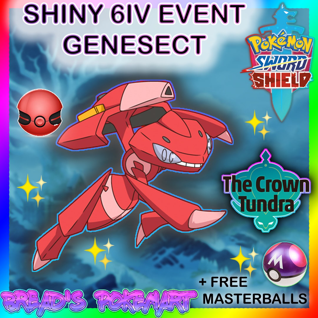 🌟Genesect Mythical Rare Event Shiny Non Shiny Pokemon Sword and Shield  Home🌟