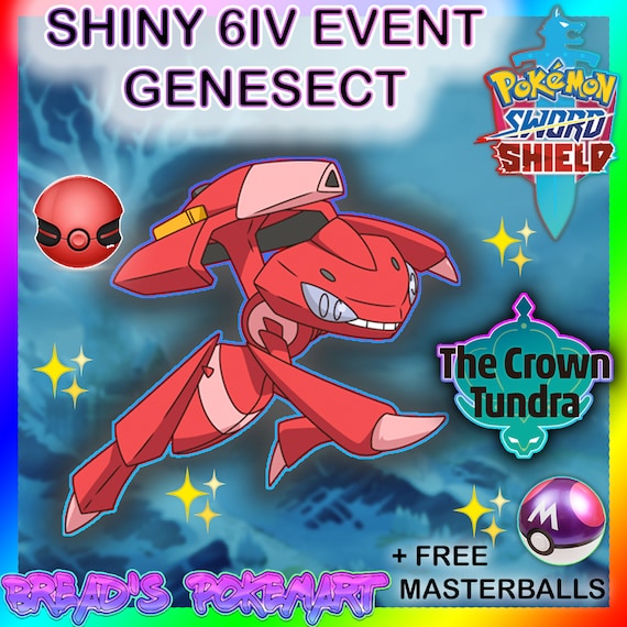 Pokemon Sword and Shield // 6IV Shiny GENESECT Event (Download Now