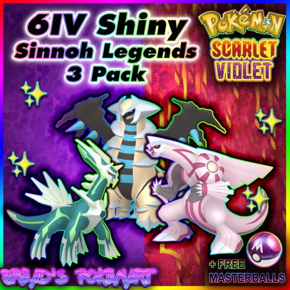 US Shiny Dialga, Palkia & Giratina Event