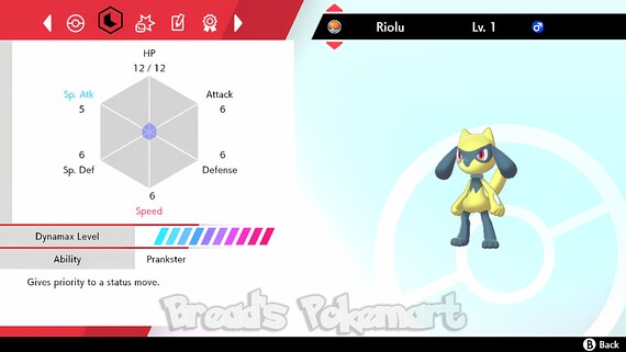 Ultra Shiny 6IV LUCARIO // Pokemon Sword and Shield // Lv100 -  Israel