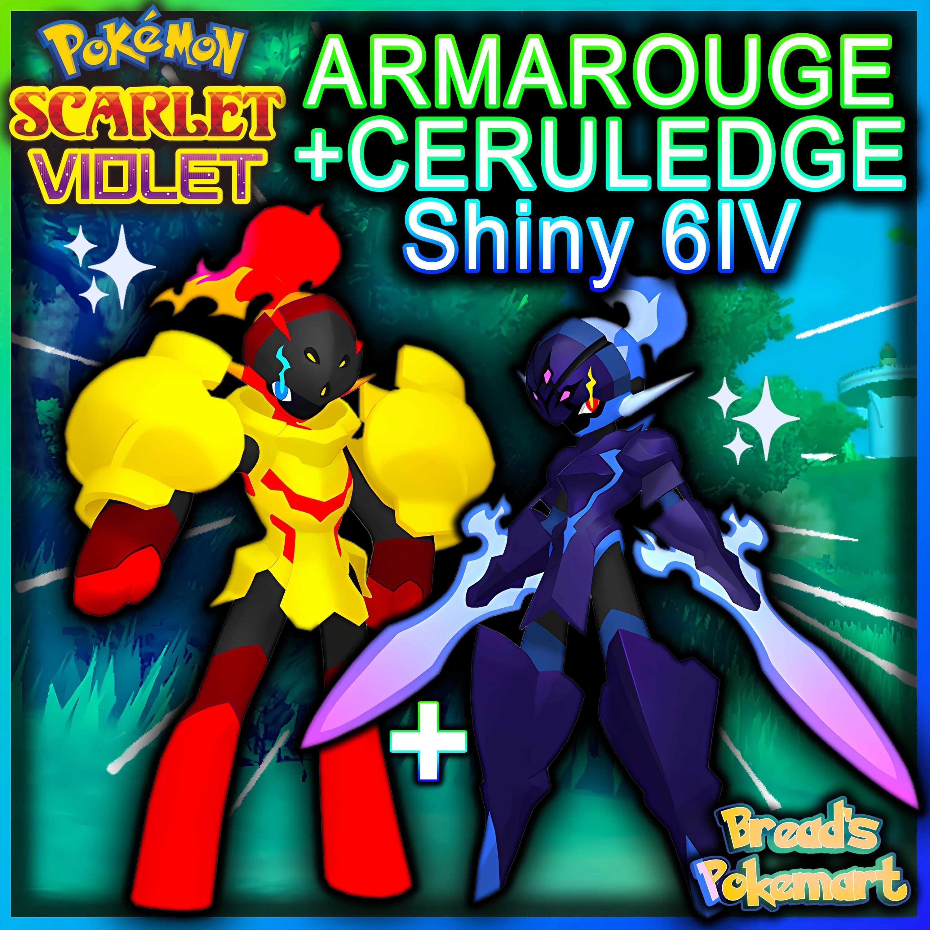 KINGAMBIT Shiny 6IV / Pokemon Scarlet and Violet / (Instant Download) 