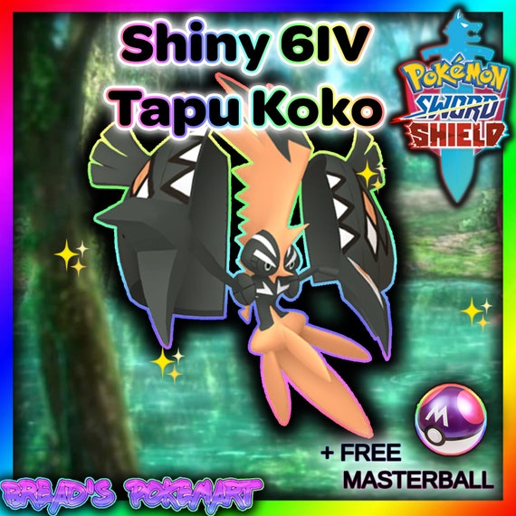 Pokemon Sword and Shield // Ultra Shiny TAPU KOKO 6IV Event // 