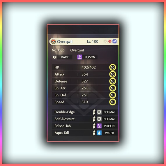 POKEMON Legends Arceus✨SHINY✨Alpha Unown Any Letter w/ MAX Stats