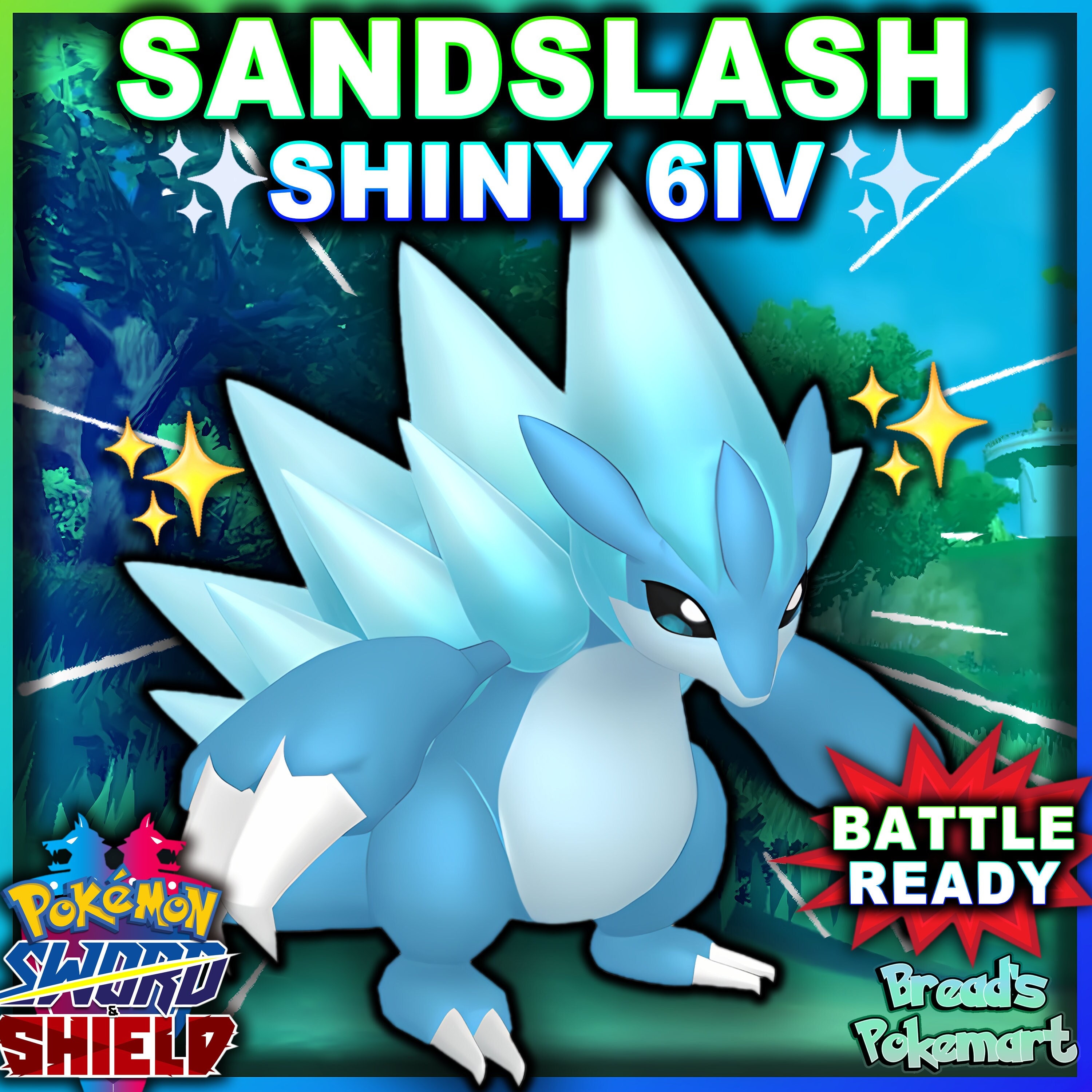 Shiny Raichu (Alola Form) 6IV - Pokemon S/M US/UM Let's Go Sword/Shield