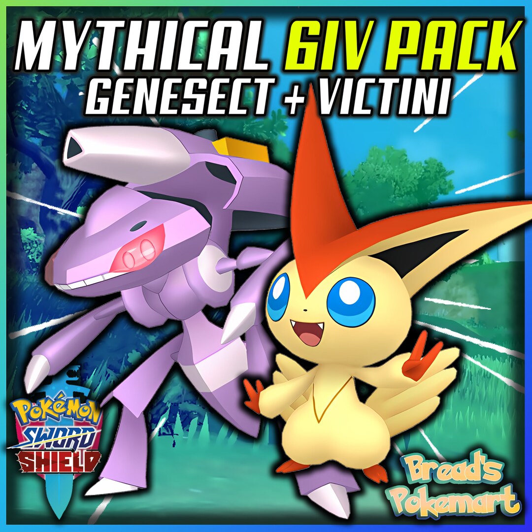 6IV Shiny Legendary Genesect / 6IV Pokemon / Legendary Pokemon / Pokémon  Sword and Shield