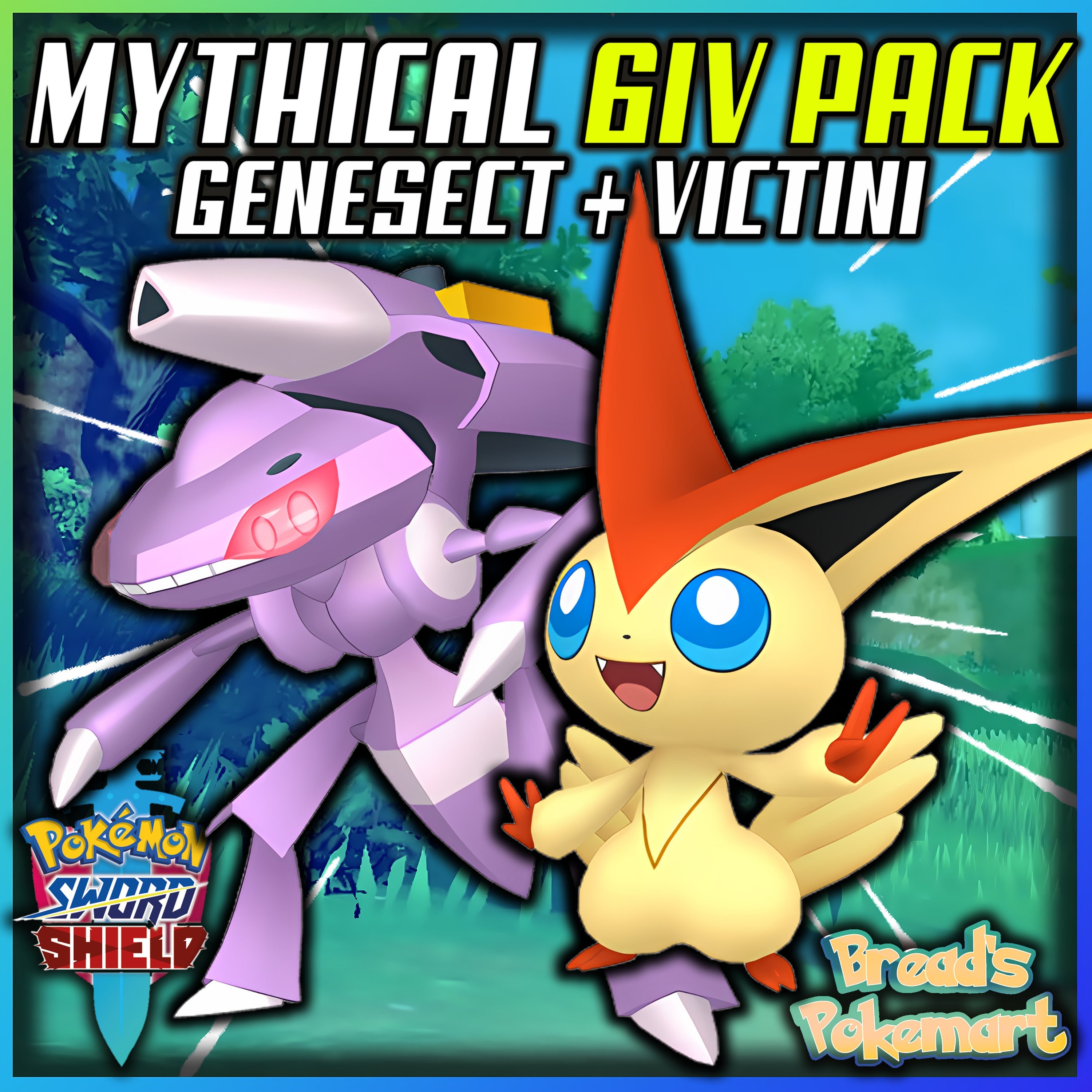 Pokemon Sword and Shield // 6IV Shiny GENESECT Event (Download Now