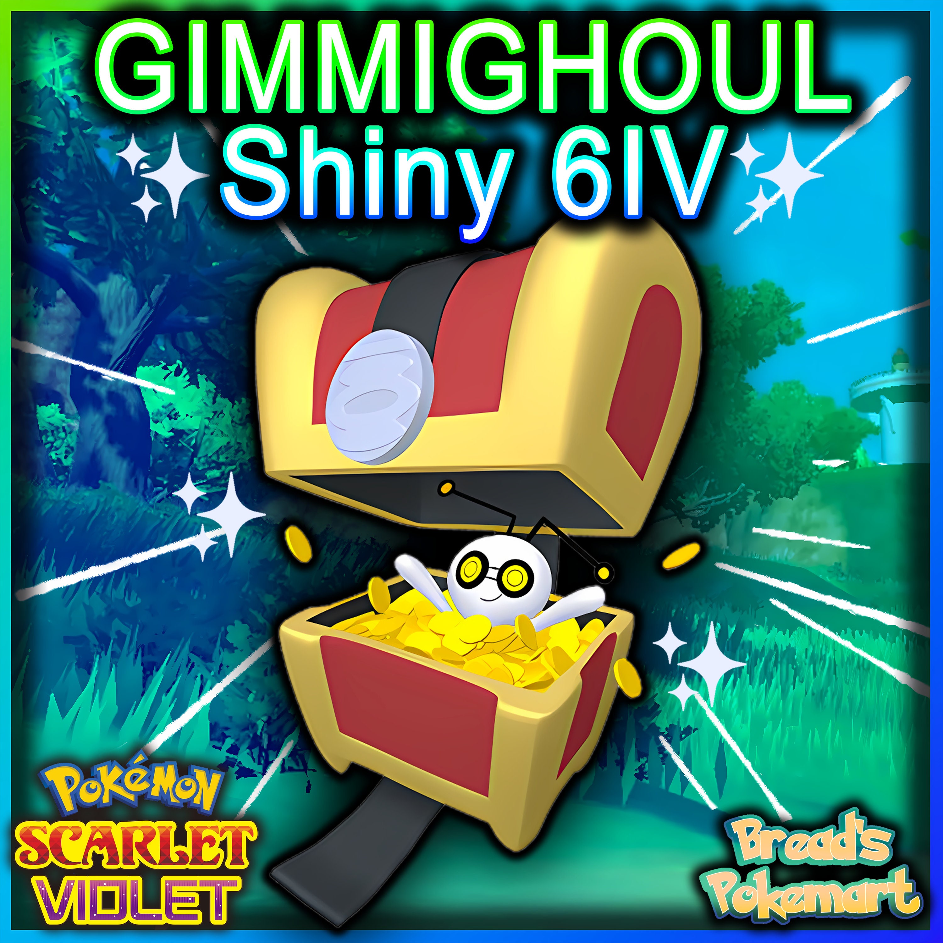 Shiny Mimikyu / Pokemon Sword and Shield / 6IV Pokemon / Shiny Pokemon