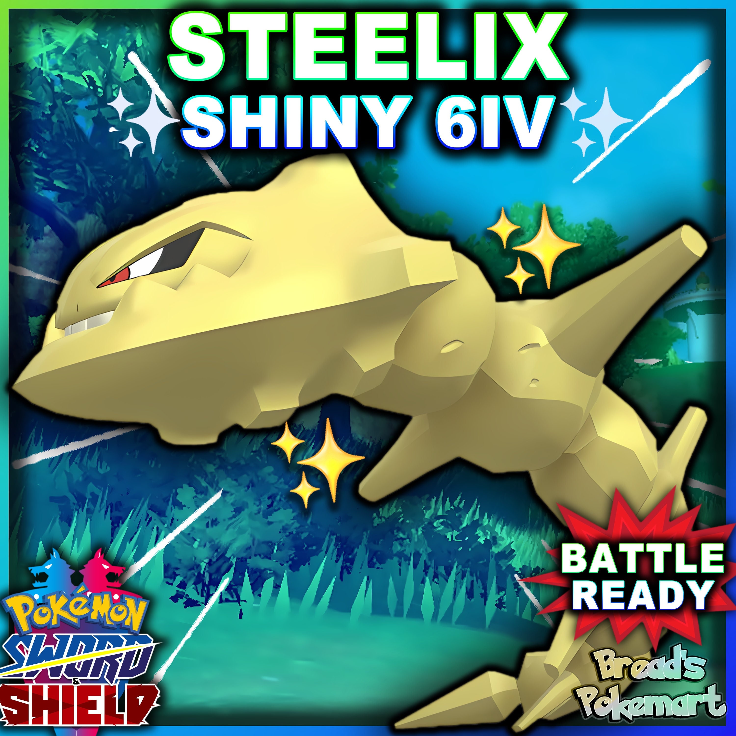 Shiny (Onix, Steelix, Mega Steelix) Family in Pokemon Go Battle League. 