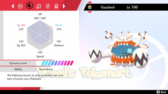 Ultra SHINY 6IV NIHILEGO / Pokemon Sword and Shield / Alolan