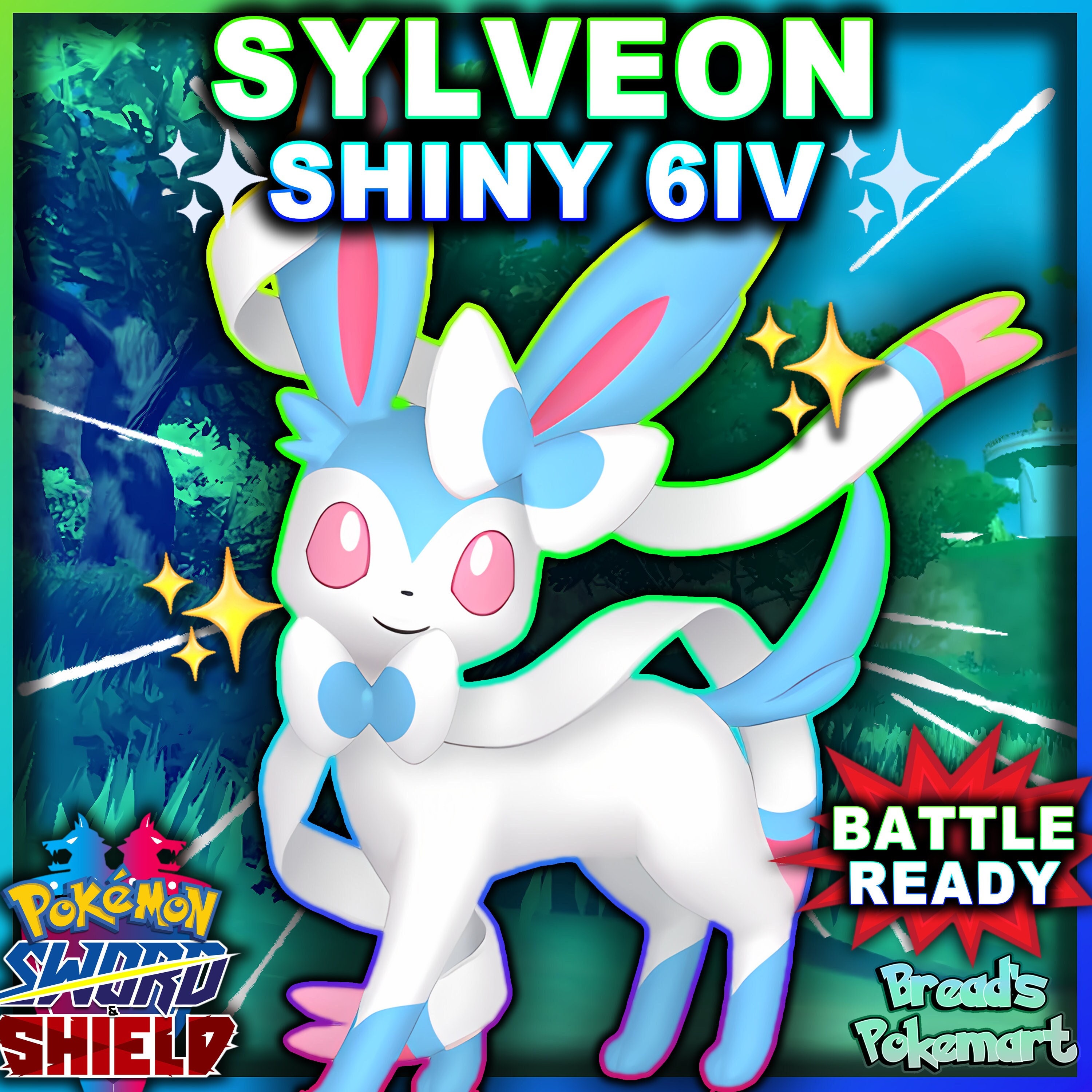 Shiny LEAFEON 6IV Pokemon Sword and Shield Brilliant Diamond -  Portugal