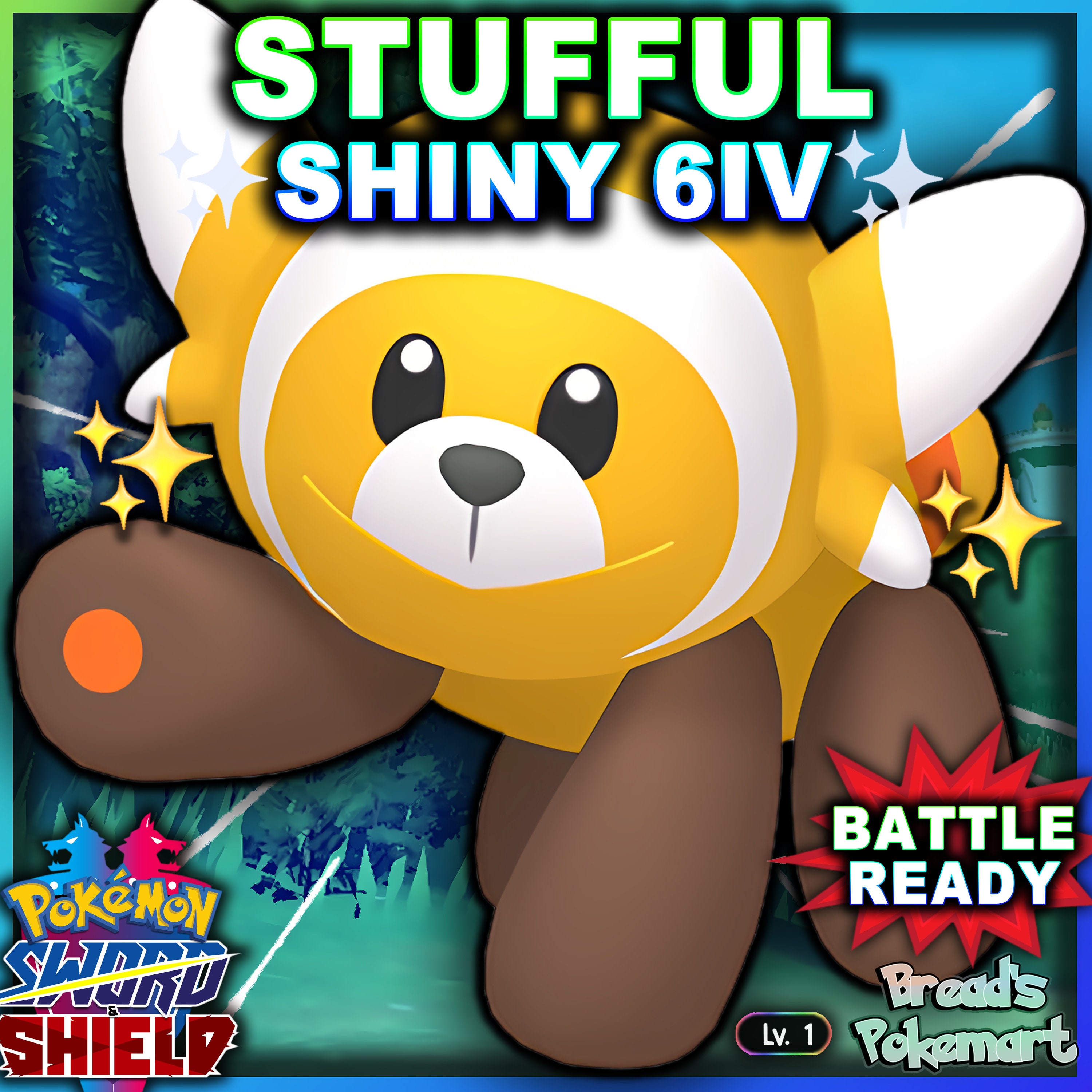 Ultra SHINY 6IV TOXEL // Pokemon Sword and Shield // Lv1 // -  Finland