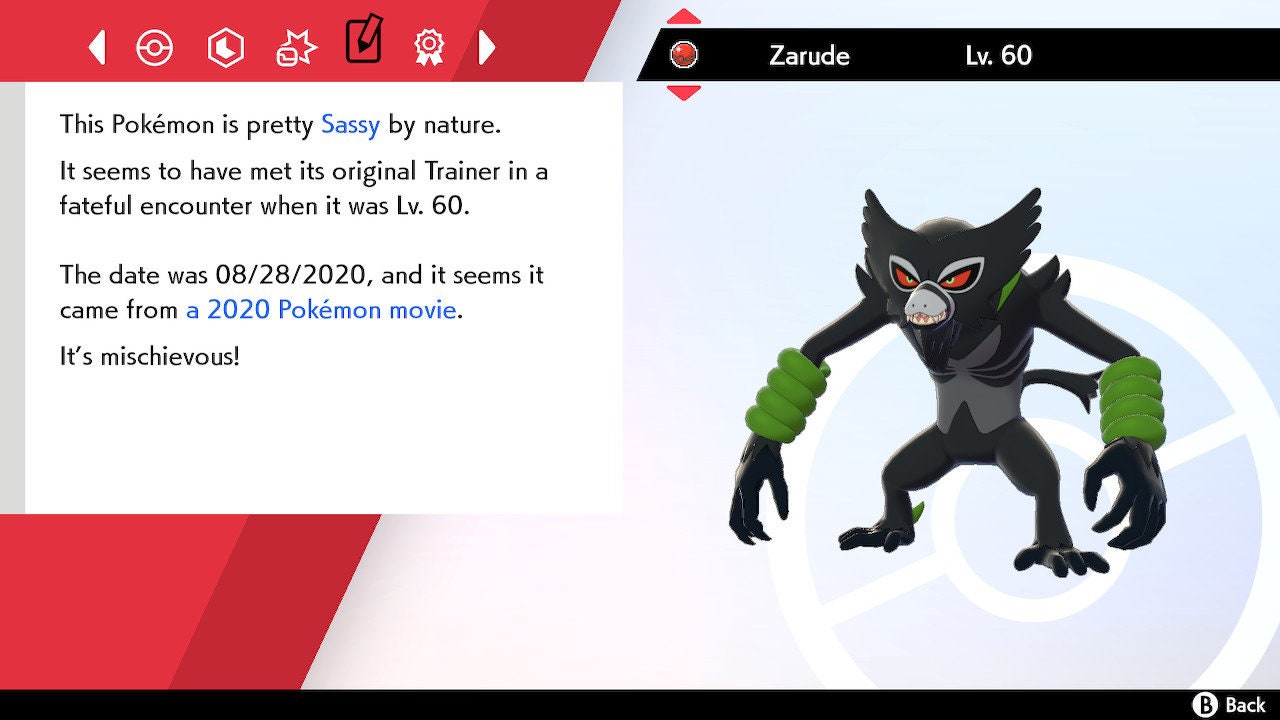 Signature Move Revealed for Zarude in Pokémon Sword and Shield - Hardcore  Gamer