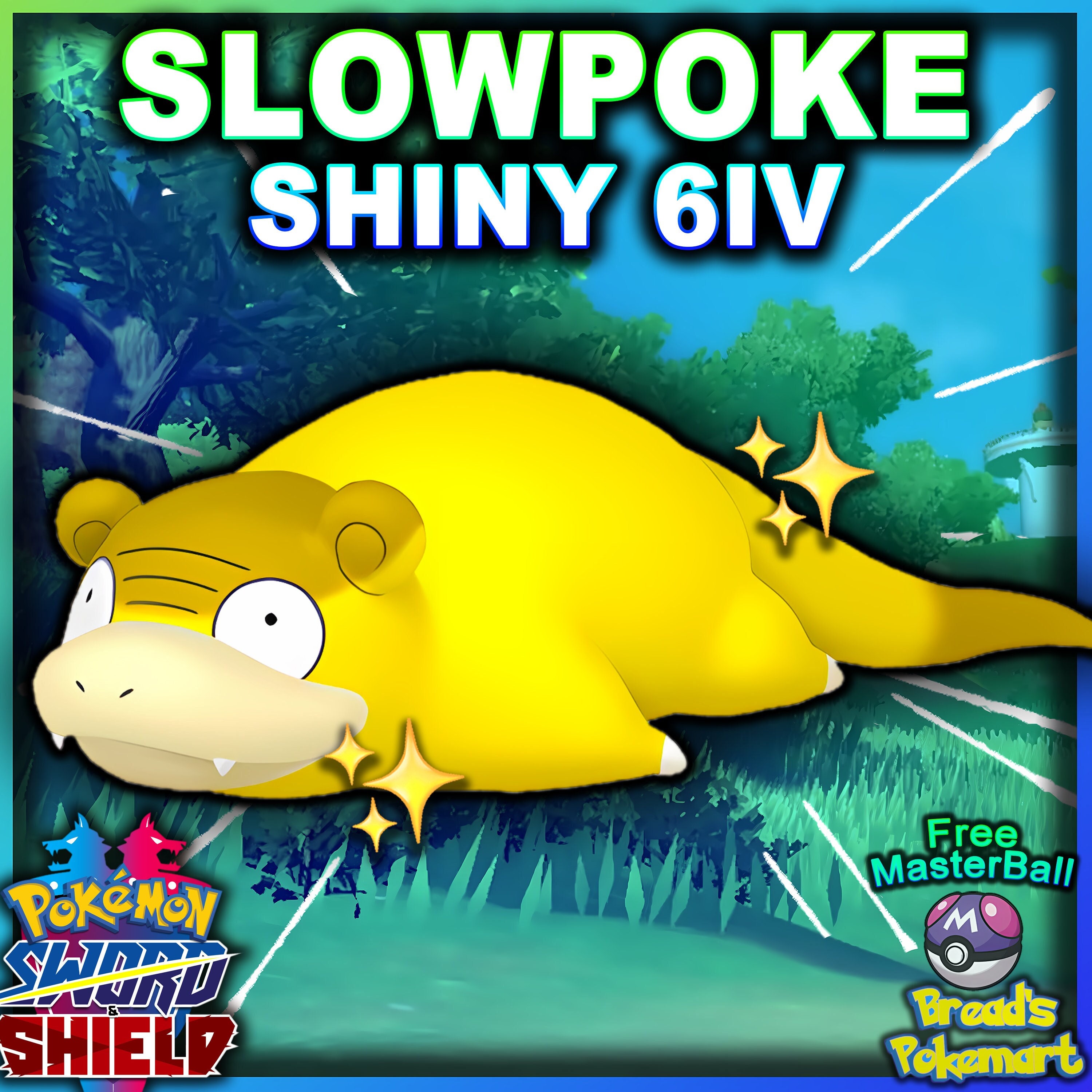 Shiny Farfetch'd 6IV - Pokemon X/Y OR/AS S/M US/UM Let's Go Sword