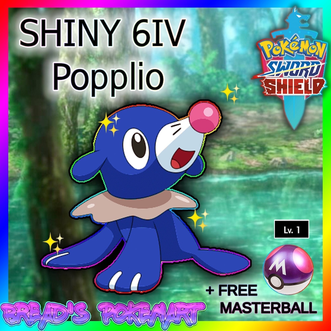 Pokemon Sword and Shield // Ultra SHINY 6IV POPPLIO // Hidden - Etsy