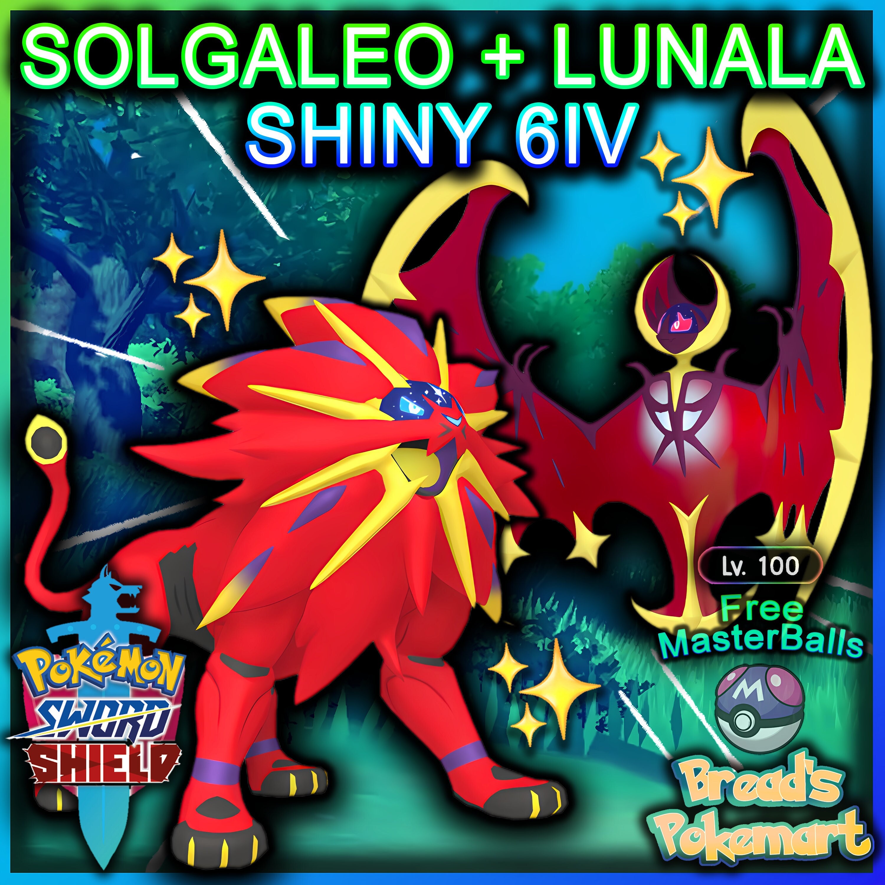 My take on Solgaleo and Lunala Shinies : r/pokemon