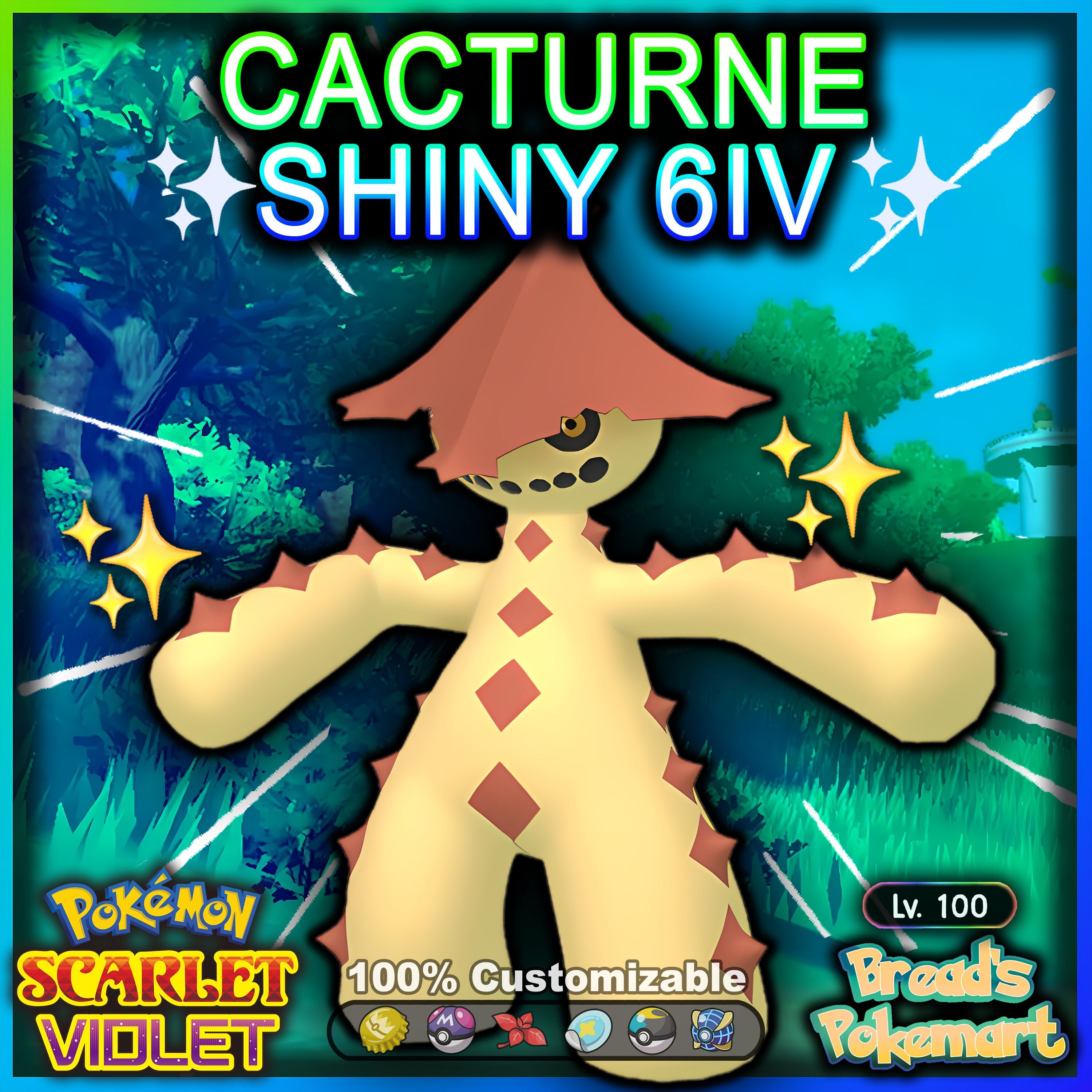 Pokemon Scarlet and Violet Shiny Giratina 6IV-EV Trained